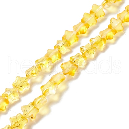 Transparent Glass Beads GLAA-F112-04C-1