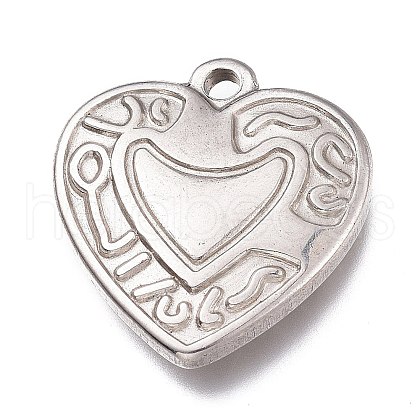Non-Tarnish 304 Stainless Steel Pendants STAS-Z008-17-1