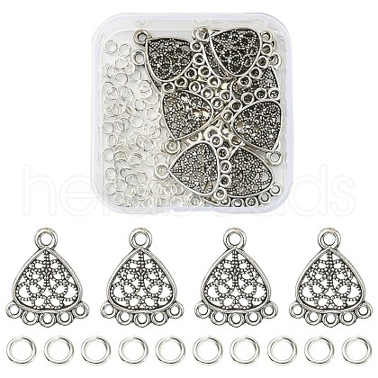 20Pcs Tibetan Style Alloy Chandelier Component Links FIND-YW0003-28-1