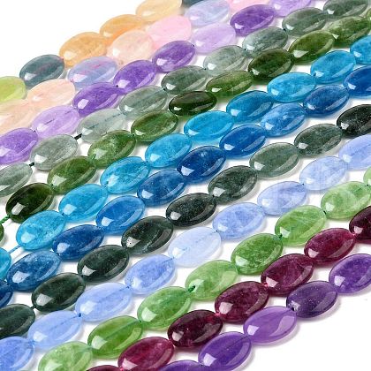 Natural Dyed Malaysia Jade Beads Strands G-B137-A01-01-1