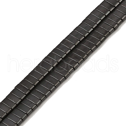 Electroplated Non-magnetic Synthetic Hematite Beads Strands G-G089-A02-16-1