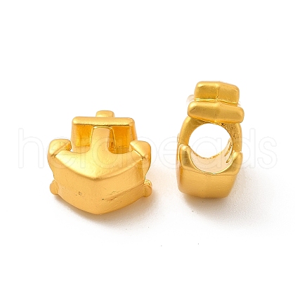 Rack Plating Alloy European Beads PALLOY-F287-52MG-1
