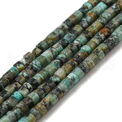Natural African Turquoise(Jasper) Beads Strands X-G-C084-D03-02-1