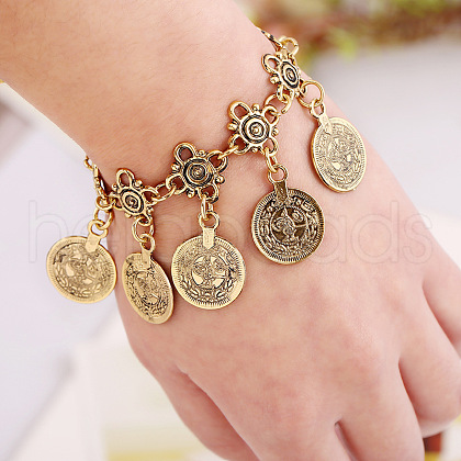 Alloy Charm Bracelets for Women FS-WGB72F4-03-1