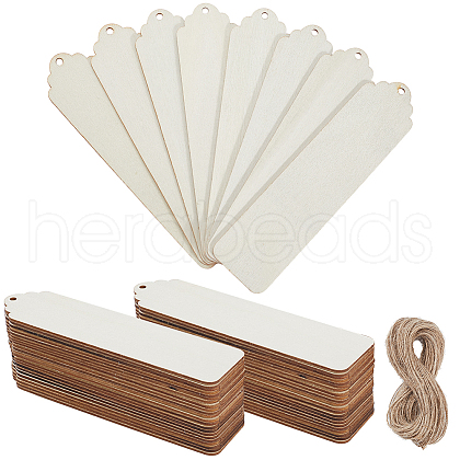 SOFPLATE DIY Wood Bookmarks Making Kits WOOD-SP0001-21B-1