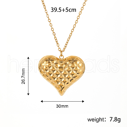 Stainless Steel Pendant Necklaces for Women UV6839-2-1