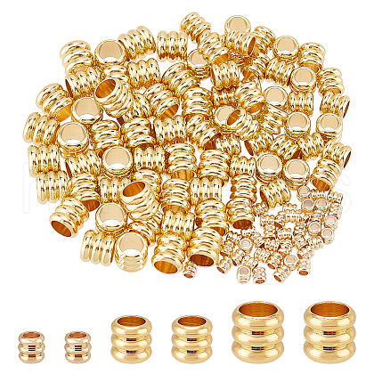   120Pcs 3 Styles Brass Beads KK-PH0006-87-1