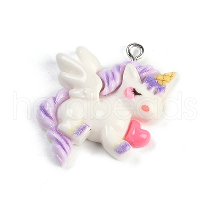 Resin Pendants RESI-I061-07A-1