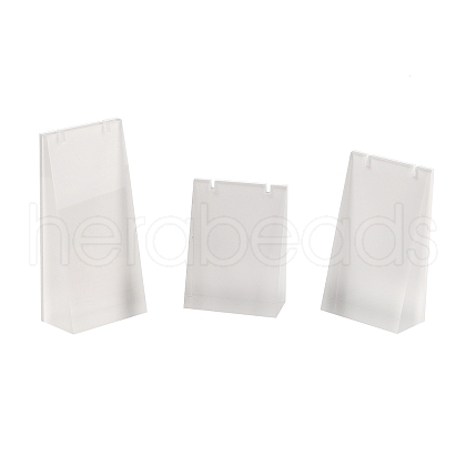 Organic Glass Necklace Display Stand Sets NDIS-N017-02-1