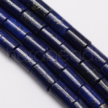 Natural Lapis Lazuli Column Bead Strands X-G-M264-14-1