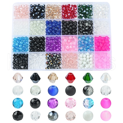 DIY Beaded Stretch Bracelet Making Kit DIY-FS0003-67-1