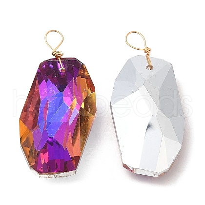 Glass Pendants KK-Q777-06G-02-1