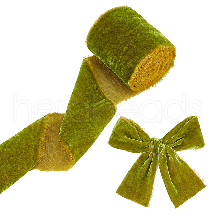 Flat Velvet Ribbons OCOR-WH0078-91A-01-1