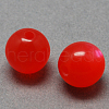 Round Imitation Cat Eye Resin Beads RESI-R157-8mm-11-1