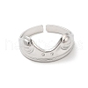 Non-Tarnish 304 Stainless Steel Cuff Finger Rings RJEW-L107-008P-2