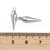 202 Stainless Steel Charms STAS-Q336-07P-2