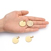 Ion Plating(IP) 304 Stainless Steel Pendants STAS-I311-05A-G-5