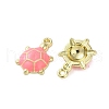 Alloy Enamel Pendants FIND-O003-08A-G-3