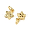 Brass Micro Pave Cubic Zirconia Pendants KK-D375-34G-01-2