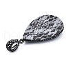 Polymer Clay Rhinestone Pendants RB-S056-11A-B-3