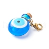 Handmade Lampwork Perfume Bottle Pendants HJEW-JM00518-5