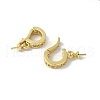 Brass Micro Pave Cubic Zirconia Pendants Bails KK-D324-05G-2