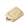 Ion Plating(IP) 304 Stainless Steel Pendants STAS-E187-04G-3