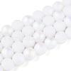 Frosted Opaque Glass Beads Strands GLAA-T032-P10mm-MBB02-2