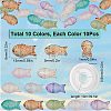 SUNNYCLUE DIY Fish Beaded Stretch Bracelet Making Kit GLAA-SC0001-76-2