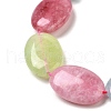 Natural Dyed Malaysia Jade Beads Strands G-B137-A01-01I-4