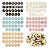 Golden Plated Alloy Enamel Charms ENAM-SZ0001-02G-1