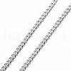 Tarnish Resistant 304 Stainless Steel Curb Chain Necklaces NJEW-P147-04P-2