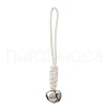 Iron Bell Pendant Decoration HJEW-JM02421-01-1
