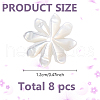 GOMAKERER 8Pcs Natural Shell Beads FIND-GO0003-28-2