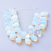 Opalite Beads Strands G-R404-10x16-04-2