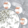50Pcs 3 Style Angel Plastic Imitation Pearl Pendants PALLOY-FS00026-3