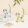 FINGERINSPIRE Porcelain Cat Shape Home Display Decorations DJEW-FG0001-10-6