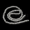 Electroplate Glass Beads Strands GLAA-Q105-04Z-2