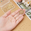 GOMAKERER 500Pcs Brass Spacer Beads KK-GO0002-03-3