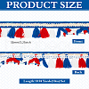 10M Ethnic Style Polyester Tassel Lace Ribbon OCOR-WH0078-274A-2