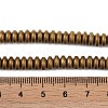 Electroplated Synthetic Non-magnetic Hematite Beads Strands G-E618-08C-4