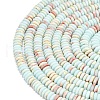 Frosted Synthetic ShouShan Stone Beads Strands G-K389-C39-01-3