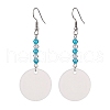 Blank Acrylic Dangle Earrings EJEW-JE05665-02-1