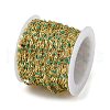 Rack Plating Brass Dapped Chains AJEW-Q153-02G-07-3