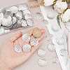 SUNNYCLUE Brass Finger Ring/Brooch Sieve Findings KK-SC0002-65-3