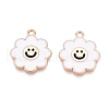 Alloy Enamel Pendants ENAM-T020-55B-1