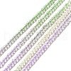 Transparent Gradient Color Glass Beads Strands GLAA-H021-01A-11-2