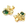 Brass Micro Pave Cubic Zirconia Pendants KK-I355-19G-3