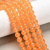 Natural & Dyed Malaysia Jade Bead Strands G-A146-8mm-A05-1