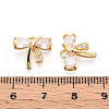 Brass Micro Pave Cubic Zirconia Charms KK-N263-79C-G-3